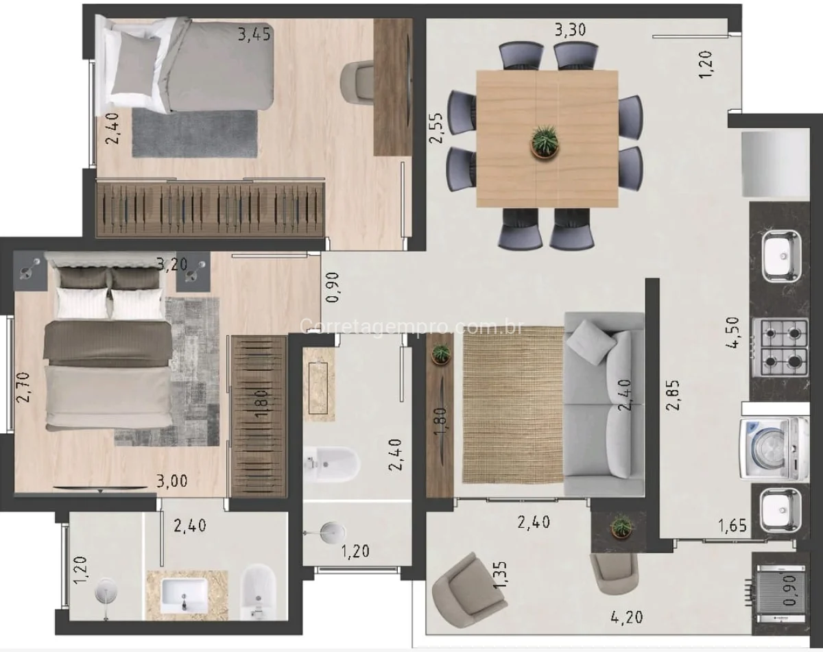 Apartamento Trianon Residence Club