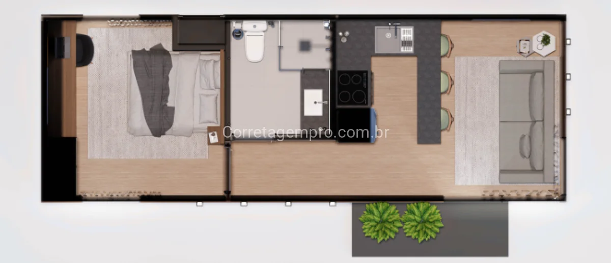 Casa Modular Suiça 25,6M2