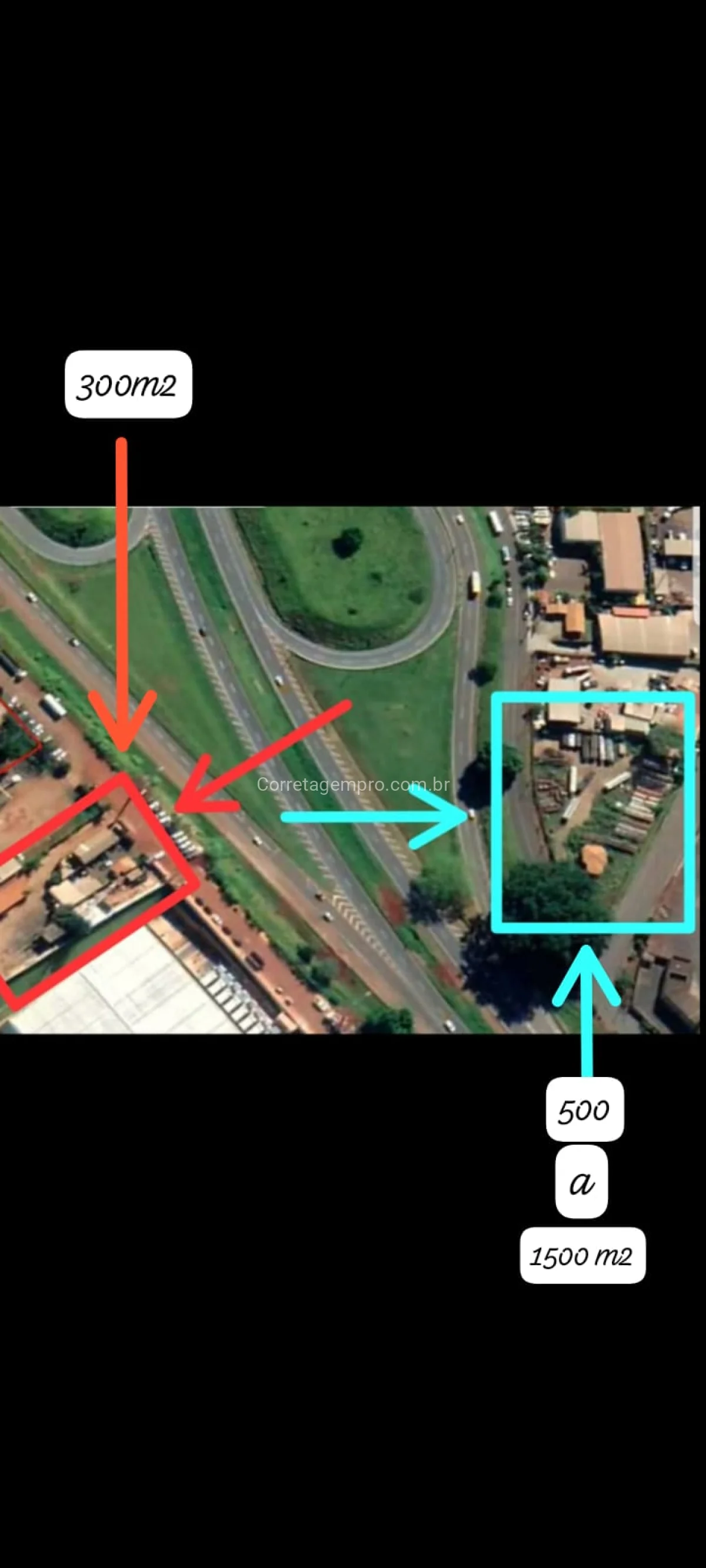 Terreno comercial para locação a partir de 300m².
